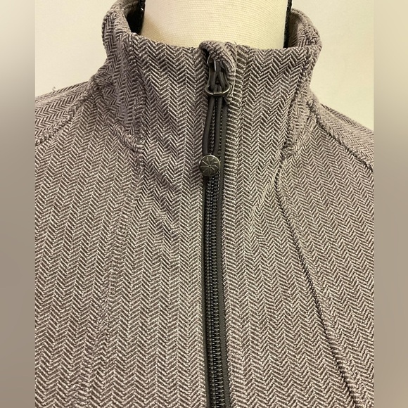 Athleta Hope Herringbone Zip Up Yoga Jacket - Picture 5 of 9